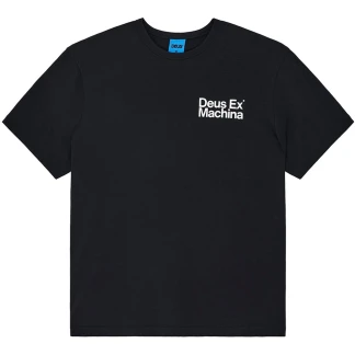 DEUS EX MACHINA CAMISETA DE MANGA CORTA PLENTY GOOD BLACK FRONT