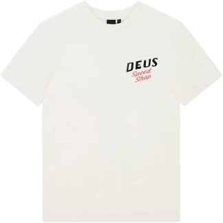 DEUS EX MACHINA CAMISETA DOGLEG DIRTY WHITE FRONT