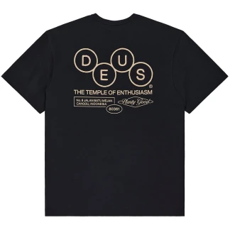 DEUS EX MACHINA CAMISETA MECHANISM BLACK BACK