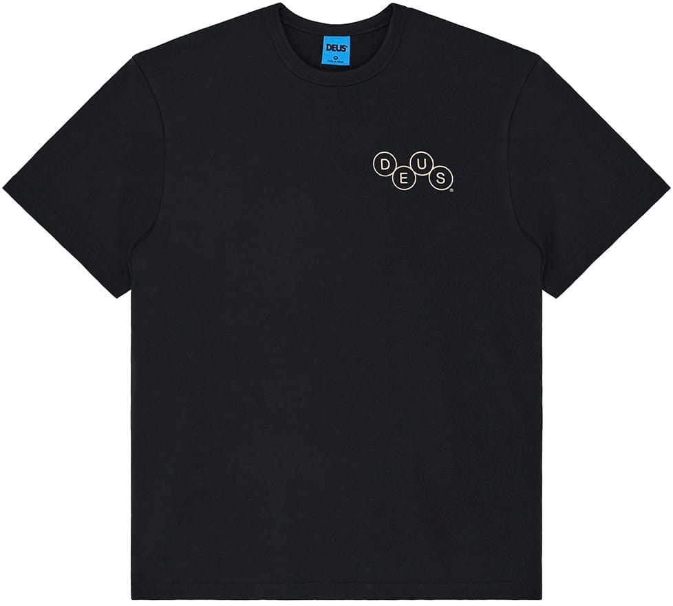 DEUS EX MACHINA CAMISETA MECHANISM BLACK FRONT