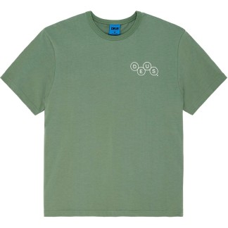 DEUS EX MACHINA CAMISETA MECHANISM LODEN FROST GREEN FRONT