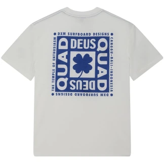 DEUS EX MACHINA CAMISETA QUAD VINTAGE WHITE BACK