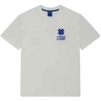 DEUS EX MACHINA CAMISETA QUAD VINTAGE WHITE FRONT