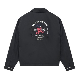 DEUS EX MACHINA CHAQUETA DOGLEG BLACK BACK