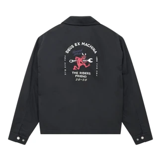 DEUS EX MACHINA CHAQUETA DOGLEG BLACK BACK