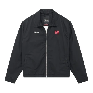 DEUS EX MACHINA CHAQUETA DOGLEG BLACK FRONT