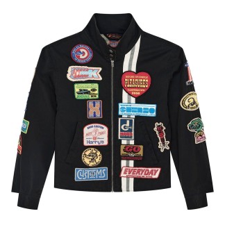 DEUS EX MACHINA CHAQUETA IN RAINFORESTS ANTHRACITE FRONT