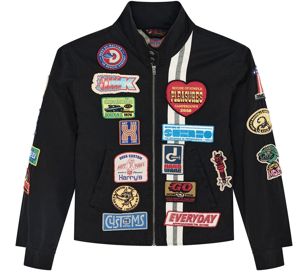 DEUS EX MACHINA CHAQUETA IN RAINFORESTS ANTHRACITE FRONT