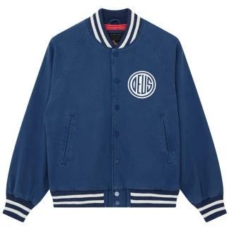 DEUS EX MACHINA CHAQUETA LIBERTY MECHANIC BLUE FRONT
