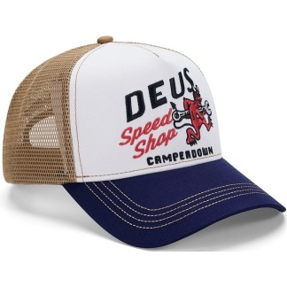 DEUS EX MACHINA GORRA DOGLEG DIRTY WHITE FRONT