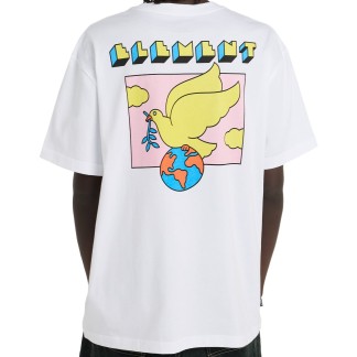 ELEMEMENT CAMISETA MANGA CORTA WORLD PEACE OPTIC WHITE BACK ELYZT00646 WBB0