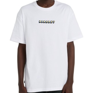 ELEMEMENT CAMISETA MANGA CORTA WORLD PEACE OPTIC WHITE FRONT ELYZT00646 WBB0