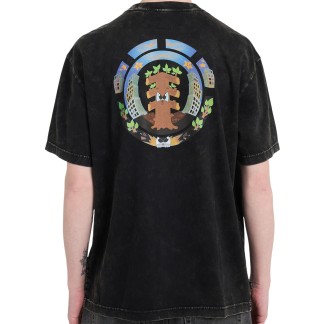 ELEMENT CAMISETA MANGA CORTA EAXE RIPPLE BLACK BACK ELYZT00652 KTA0