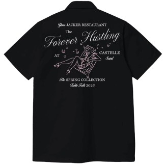 JACKER CAMISA DE MANGA CORTA GRACE BLACK BACK