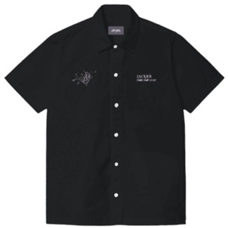 JACKER CAMISA DE MANGA CORTA GRACE BLACK FRONT