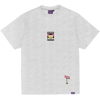 JACKER CAMISETA MANGA CORTA DEAL HEATHER GREY FRONT