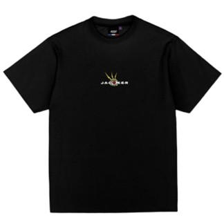 JACKER CAMISETA MANGA CORTA PARANOID BLACK FRONT