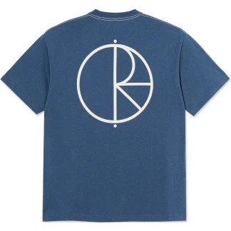 POLAR CAMISETA MANGA CORTA CONTRST STROKE LOGO GREY BLUE BACK