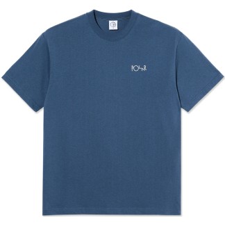 POLAR CAMISETA MANGA CORTA CONTRST STROKE LOGO GREY BLUE FRONT