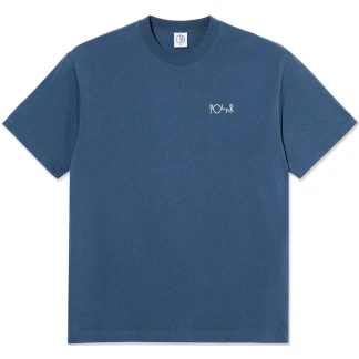 POLAR CAMISETA MANGA CORTA CONTRST STROKE LOGO GREY BLUE FRONT