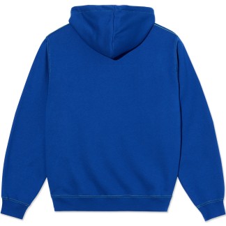 POLAR SUDADERA CAPUCHA CRUDE LOGO CONTRAST EGYPTIAN BLUE BACK