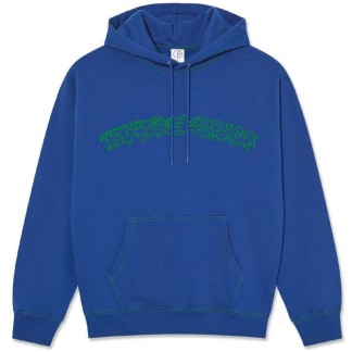 POLAR SUDADERA DE CAPUCHA CONTRAST DAVE HOODIE CRUDE LOGO EGYPTIAN BLUE FRONT