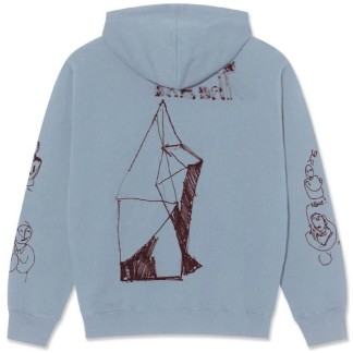 POLAR SUDADERA DE CAPUCHA DAVE HOODIE THE END DOVE BLUE BACK