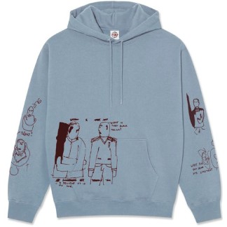 POLAR SUDADERA DE CAPUCHA DAVE HOODIE THE END DOVE BLUE FRONT