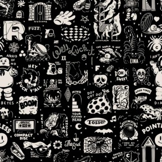 THE DUDES CAMISA MANGA CORTA FLASHY PATTERN HAWAIIAN DETALLE