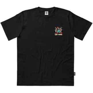 THE DUDES CAMISETA MANGA CORTA BIG BAD WOLF BLACK FRONT