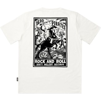 THE DUDES CAMISETA MANGA CORTA DEAD PIRATES OFF WHITE BACK