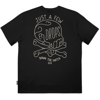 THE DUDES CAMISETA MANGA CORTA DROPS BLACK BACK