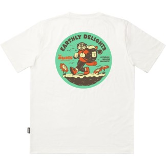 THE DUDES CAMISETA MANGA CORTA EARTHLY DELIGHTS OFF WHITE BACK