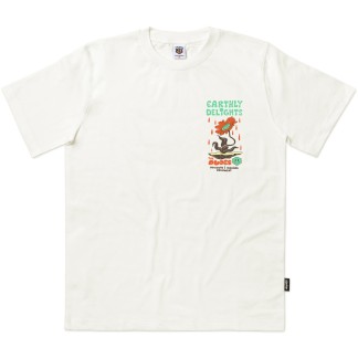 THE DUDES CAMISETA MANGA CORTA EARTHLY DELIGHTS OFF WHITE FRONT
