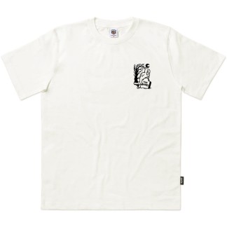 THE DUDES CAMISETA MANGA CORTA GHOST CLIFF OFF WHITE FRONT