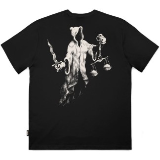 THE DUDES CAMISETA MANGA CORTA JUSTITS BLACK BACK
