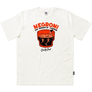 THE DUDES CAMISETA MANGA CORTA NEGRONI OFF WHITE FRONT