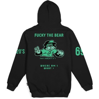 THE DUDES SUDADERA DE CAPUCHA TEST SUBJECT 1 GREEN BACK