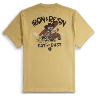 IRON AND RESIN CAMISETAS 104511EATMYDUSTPOCKETTEEGOLD_3_1