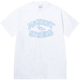 MARKET CAMISETA MANGA CORTA SMILEY OLD SCHOOL WHITE FRONT