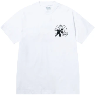MARKET CAMISETA MANGA CORTA WALKING AND TALKING WHITE FRONT