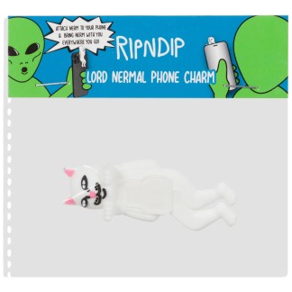 RIPNDIP CHARM PARA TELÉFONO MÓVIL LORD NERMAL PHONE WHITE