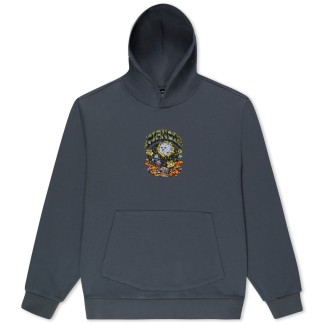 RIPNDIP SUDADERA DE CAPUCHA FIND UR WAY HOME HOODIE CHARCOAL MINERAL WASHED FRONT