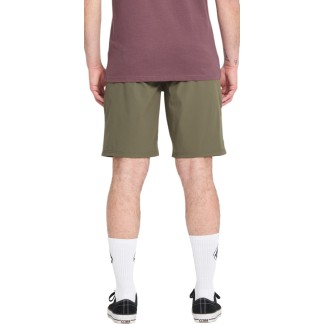 VOLCOM BERMUDA FRICKIN CROSS SHRED 20 SURPLUS BACK