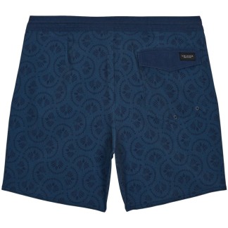 VOLCOM BERMUDA PSYCH COTTON STONEY MIDNIGHT BLUE PARTE TRASERA A0812628