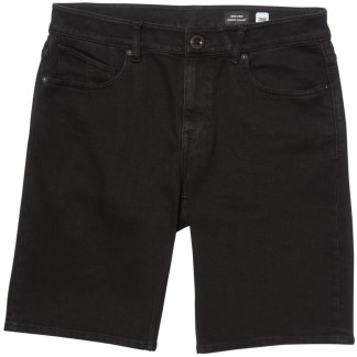 VOLCOM BERMUDA SOLVER BLACK OUT PARTE DELANTERA A2012605