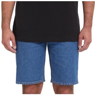 VOLCOM BERMUDA SOLVER BOLD BLUE FRONT DETALLE