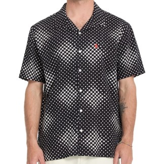 VOLCOM CAMISA DE MANGA CORTA BOLDSTONE NEW BLACK FRONT A0412614