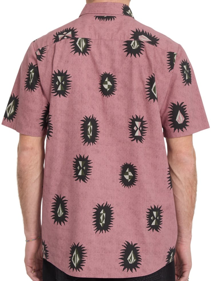 VOLCOM CAMISA DE MANGA CORTA MARKERSTONE STONE ROSE BACK A0412620