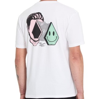 VOLCOM CAMISETA MANGA CORTA AURA BSC SST WHITE BACK A3512663